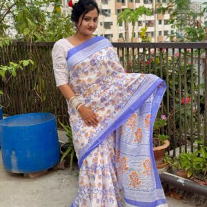 Half Silk Sharee -SKU: 19671