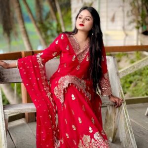 Indian Fox Georgette Thrree Piece