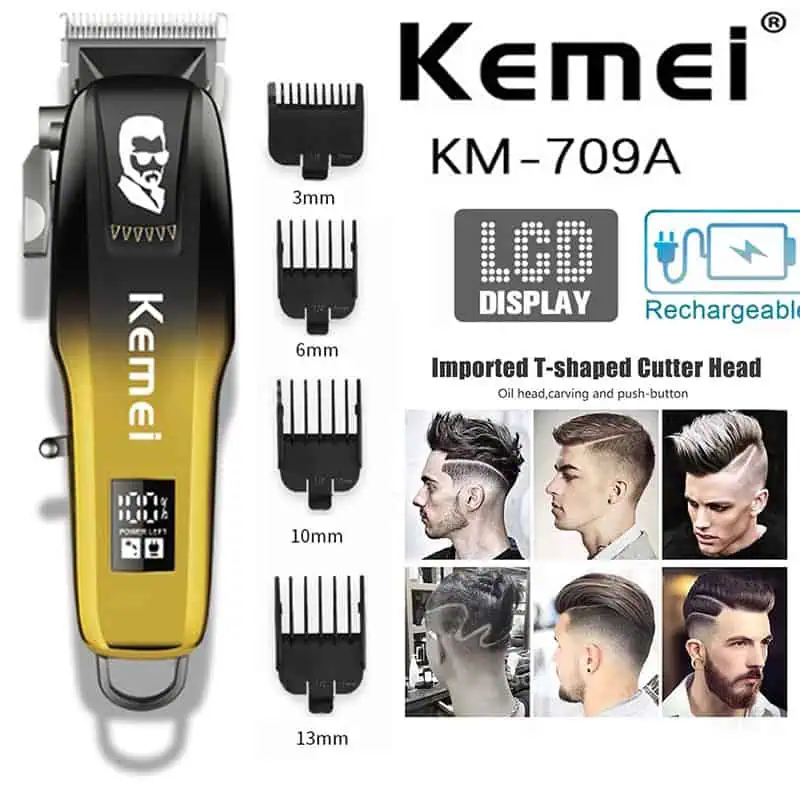 Kemei-KM-709A-Professional-Hair-Clipper-Trimmer