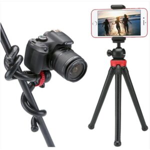 Combo! Octopus Tripod With Ball Head- Best For DSLR Or Smartphone Vlogging & Table Stand