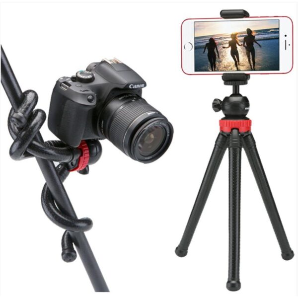 Combo! Octopus Tripod With Ball Head- Best For DSLR Or Smartphone Vlogging & Table Stand