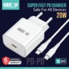 C20 (C-C) PD SUPER FAST CHARGER SET (P-1692)
