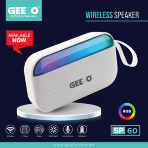 SP60 Wireless Speaker with RGB Lighting & Powerful Sound (P-1701)