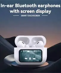 Airpods Pro 2nd Generation, ENC/HIFI with Display Touch Screen Wireless Earbuds