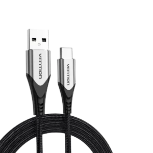Vention Cotton Braided 1M USB 2.0 A to C 3A Cable
