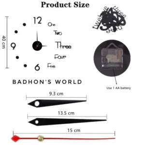 3D Wall Clock