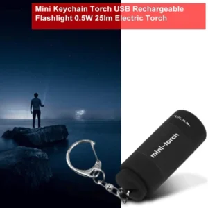Mini Flashlight Portable Pocket Torch Key Ring DIY Tool for Home